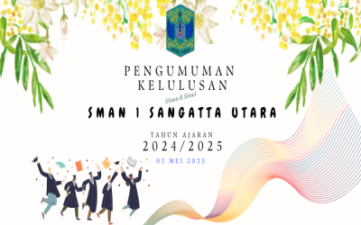 PENGUMUMAN KELULUSAN SISWA-SISWI KELAS XII SMAN 1 SANGATA UTARA TAHUN AJARAN 2024/2025